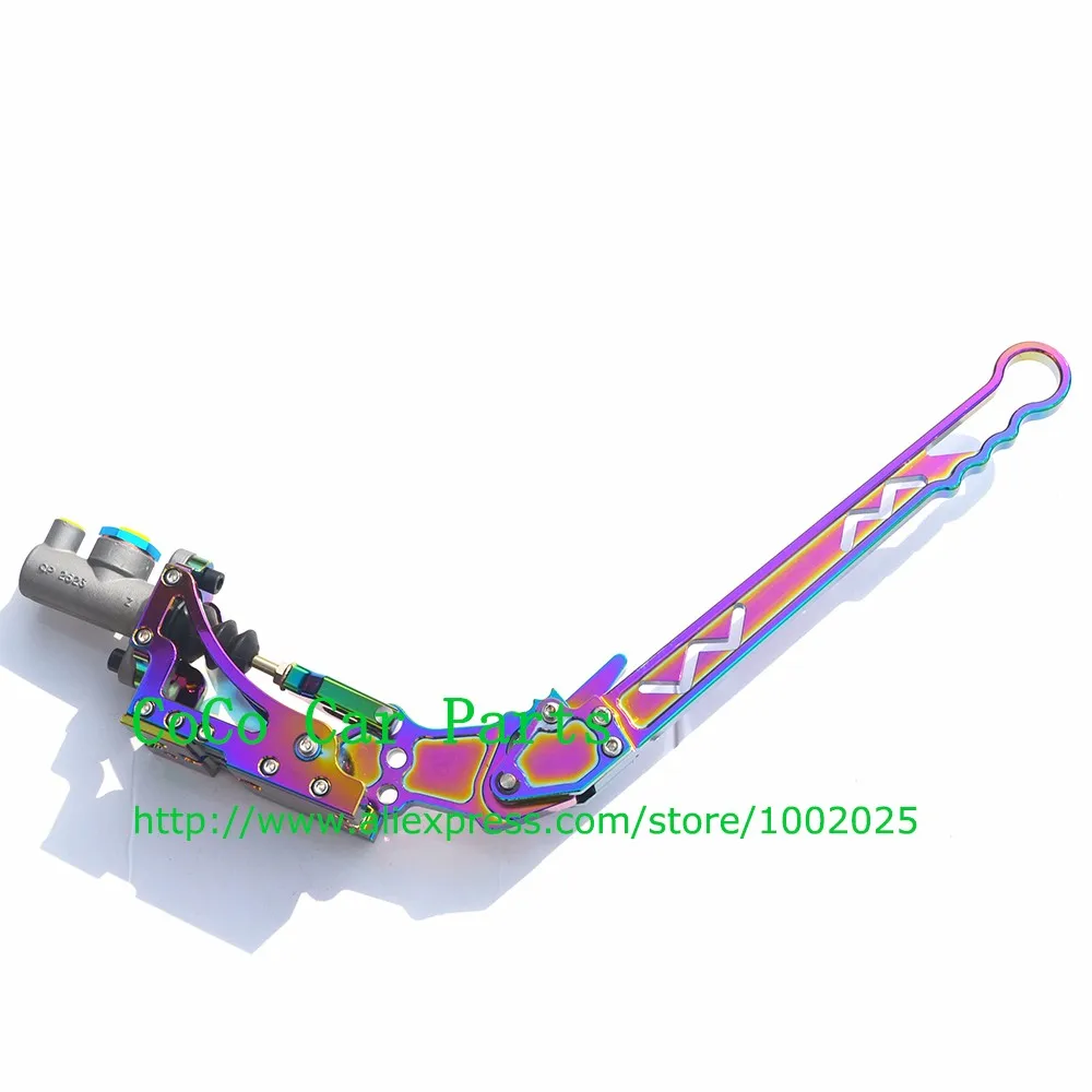Универсальный Дрифтинг e-тормозная Алюминий железа Ралли Гидравлический Ручные тормоза горизонт гидравлический ручной тормоз Neo Chrome Silver