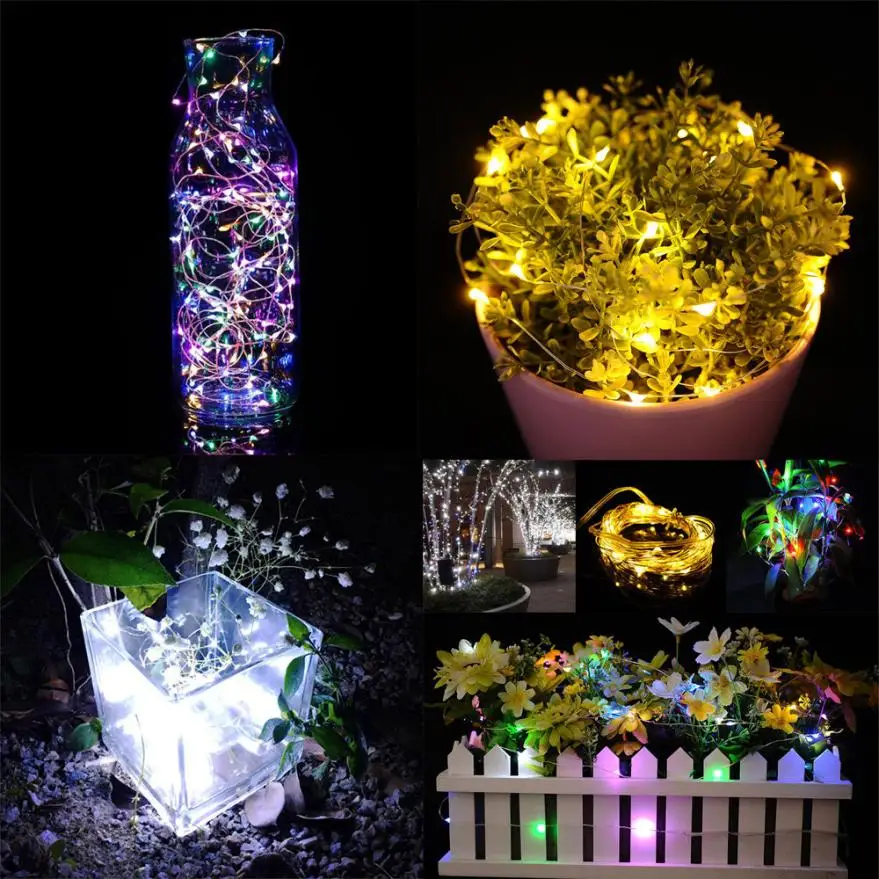 

Durable and safe Button Cell Powered Silver Copper Wire Mini Fairy String Lights With 20 LED Beads 2sw0731