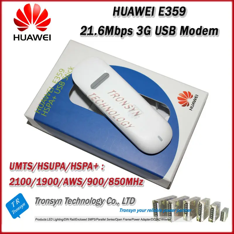

New Arrival Free Driver Original Unlock HSPA+ 21.6Mbps HUAWEI E359 3G USB Modem