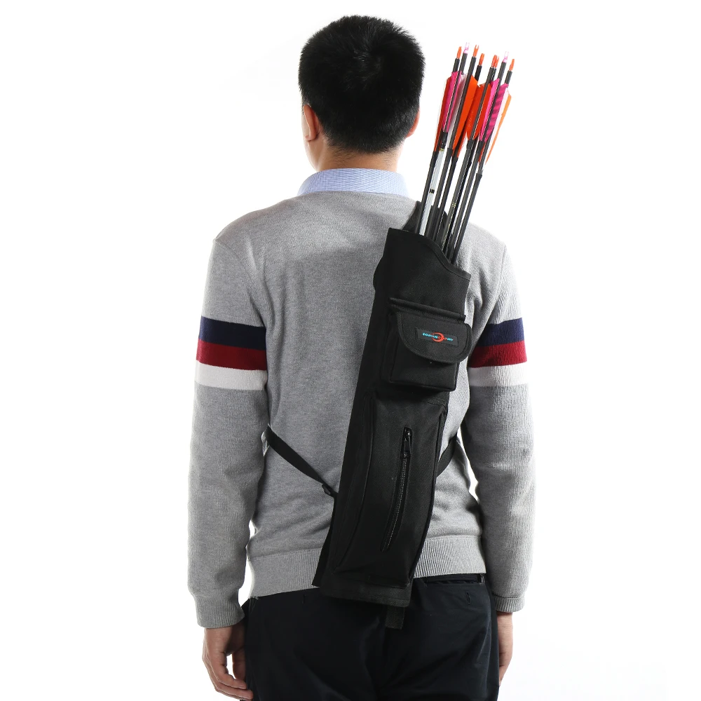 

Toparchery Shoulder Quiver Arrows Hunting Archery Quiver Compound Bow Arrow Quiver Recurve Bow Arrow Bag Outdoor Shooting