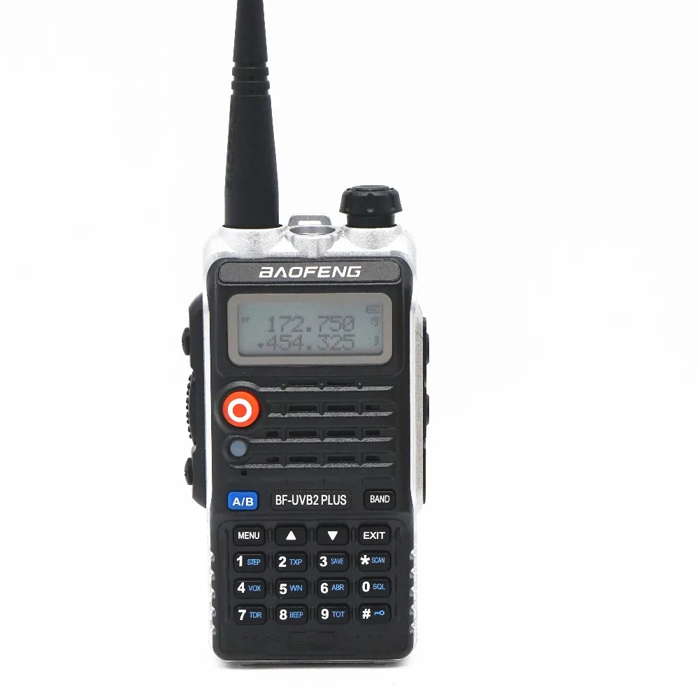 BAOFENG 8 Вт UV-B2 PLUS рация 4800 мАч VHF UHF любительский портативный Ham CB радио сканер FM трансивер Высокая мощность домофон B2