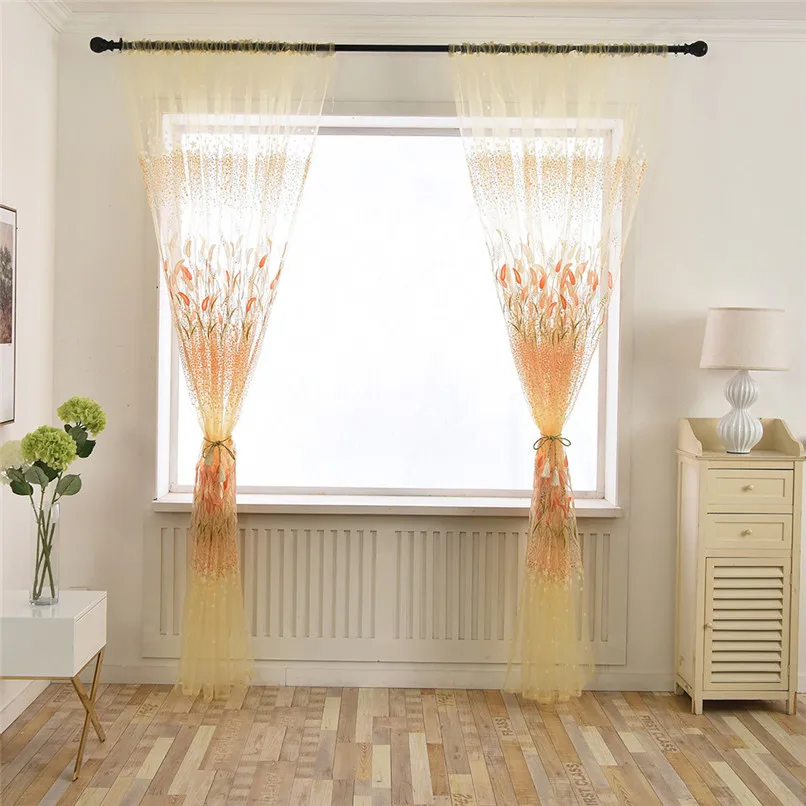 Leaves Sheer Curtain (14)