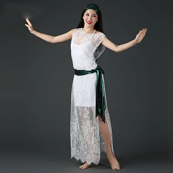 

Belly Dance Costume Indian Dress Sexy Lace Long Skirts Women Oriental Dance Costumes Carnival Clothing Performance Wear DN2392