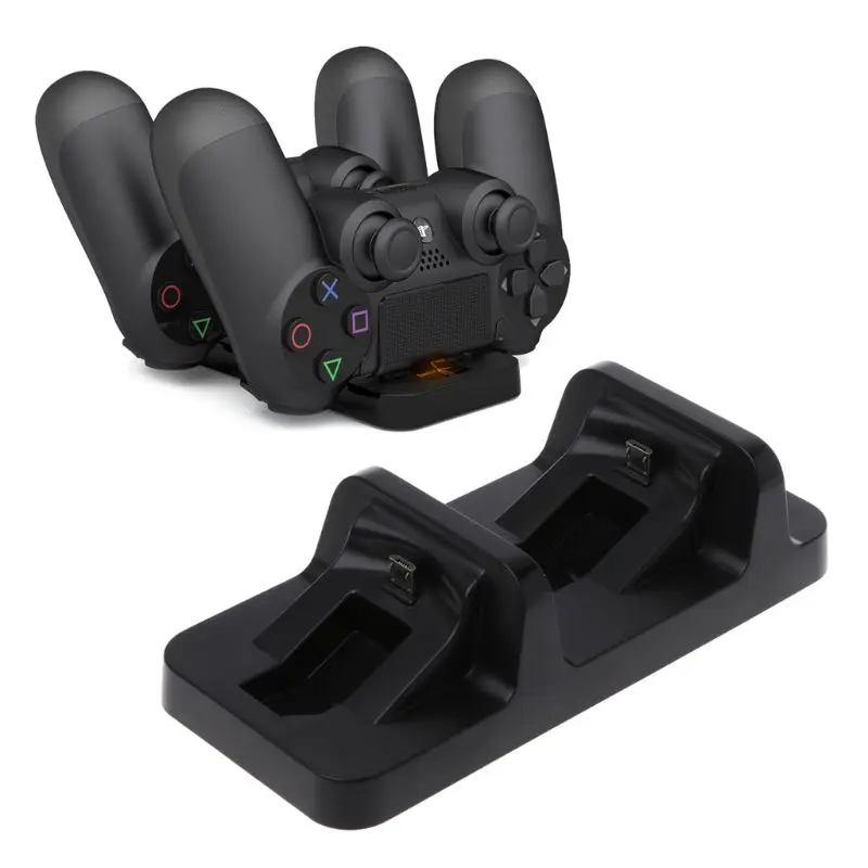 

Dual USB Charging Dock Station Stand for PS4 PlayStation 4 Controller Handle Charger for PS4
