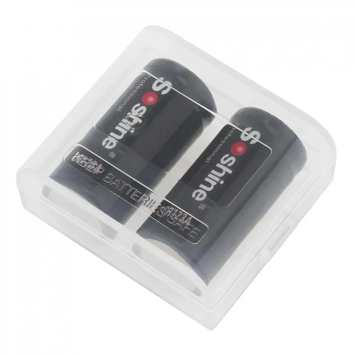 2 шт. оригинальная Soshine 3 0 V CR123A Первичная литиевая батарея 1600mAh RCR123A + Портативная