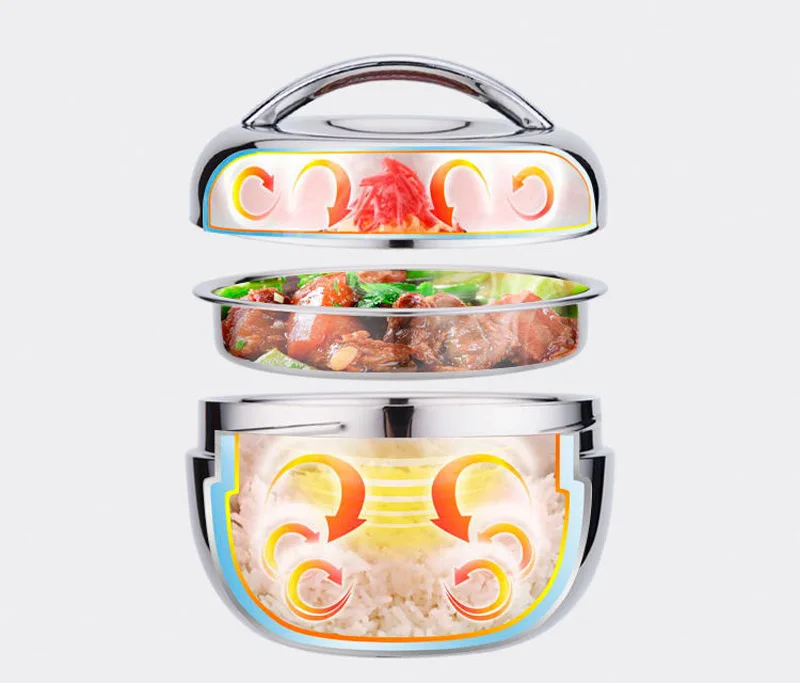 304 Stainless Steel Portable Thermos Insulated Lunch Bento Boxs Japanese Style Travel Kids Food Containers China Dinner Set10