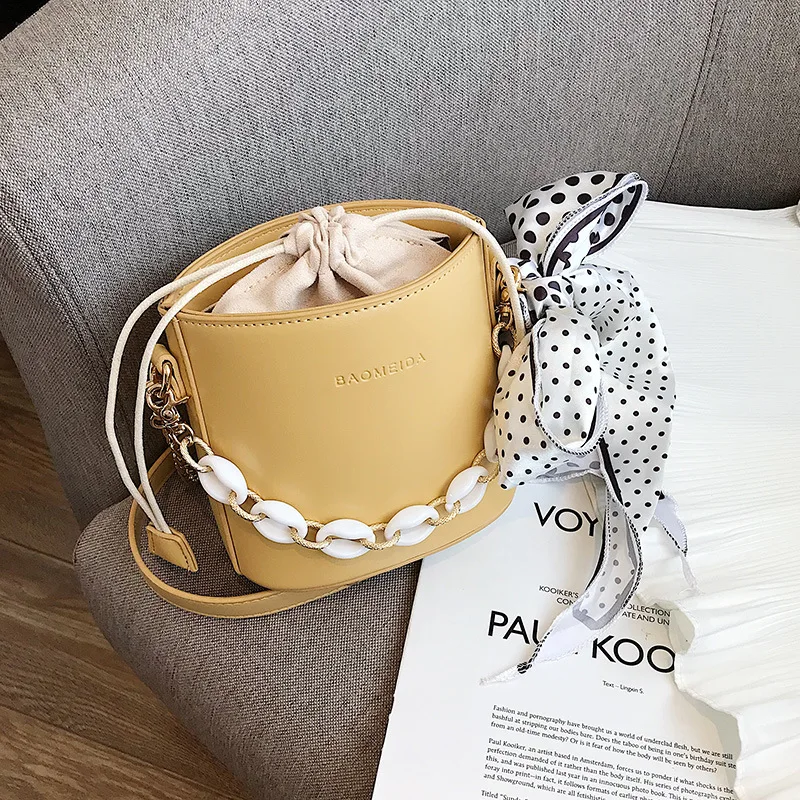 

Female Crossbody Bag For Women 2019 Quality PU Leather Luxury Handbags Designer Sac A Main Ladies Bucket Shoulder Messenger Bag