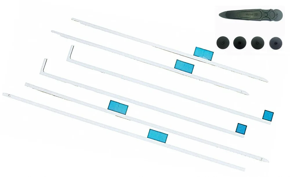 10 Set/Lotto Per Apple Imac A1419 27 "2012-2015 Schermo Lcd Adesivo Della Striscia Di Nastro Adesivi E Strumenti Di Apertura
