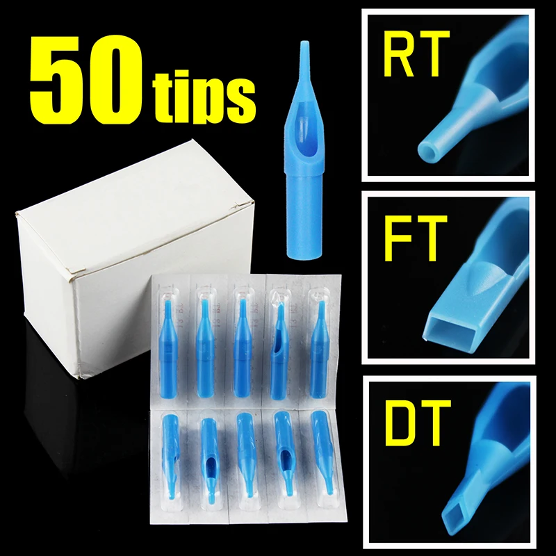 50 шт. одноразовые насадки для татуировок TA031(9D) 50x|tips tattoo|tattoo tipstattoo disposable tip |