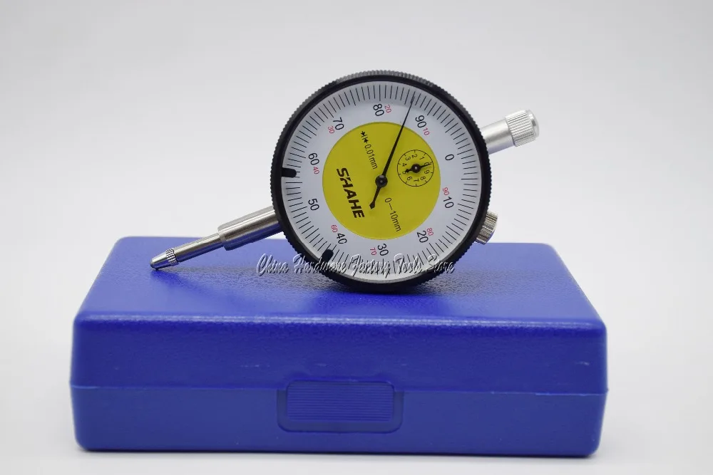 SHAHE 0,01 мм Высокая точность Метрическая шкала индикатор набора индикатор измерительный инструмент Магнитный циферблат Калибр 0-10 мм