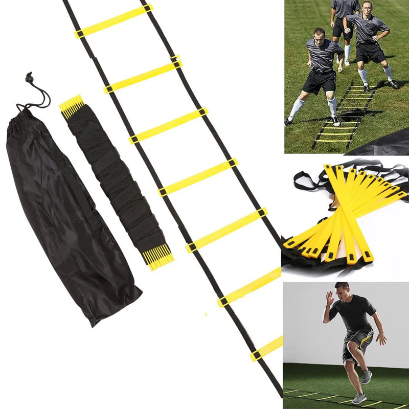 

Speed Training Agility Ladder 4 Styles Nylon Straps Stairs for Soccer Football Speed Ladder Equipment Escalera De Entrenamiento