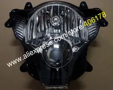 Hot Sales,Motorcycle Headlight Assembly For Suzuki GSX-R600/750 2006 2007 k6 GSXR 600 750 06 07 Front Head Light Lamp Parts Lens