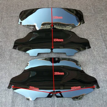 

Motorcycle 5"/6''/8" Black skull Windshield Fairing Windscreen For Harley Electra Street Glide FLHX Touring 1996-2013