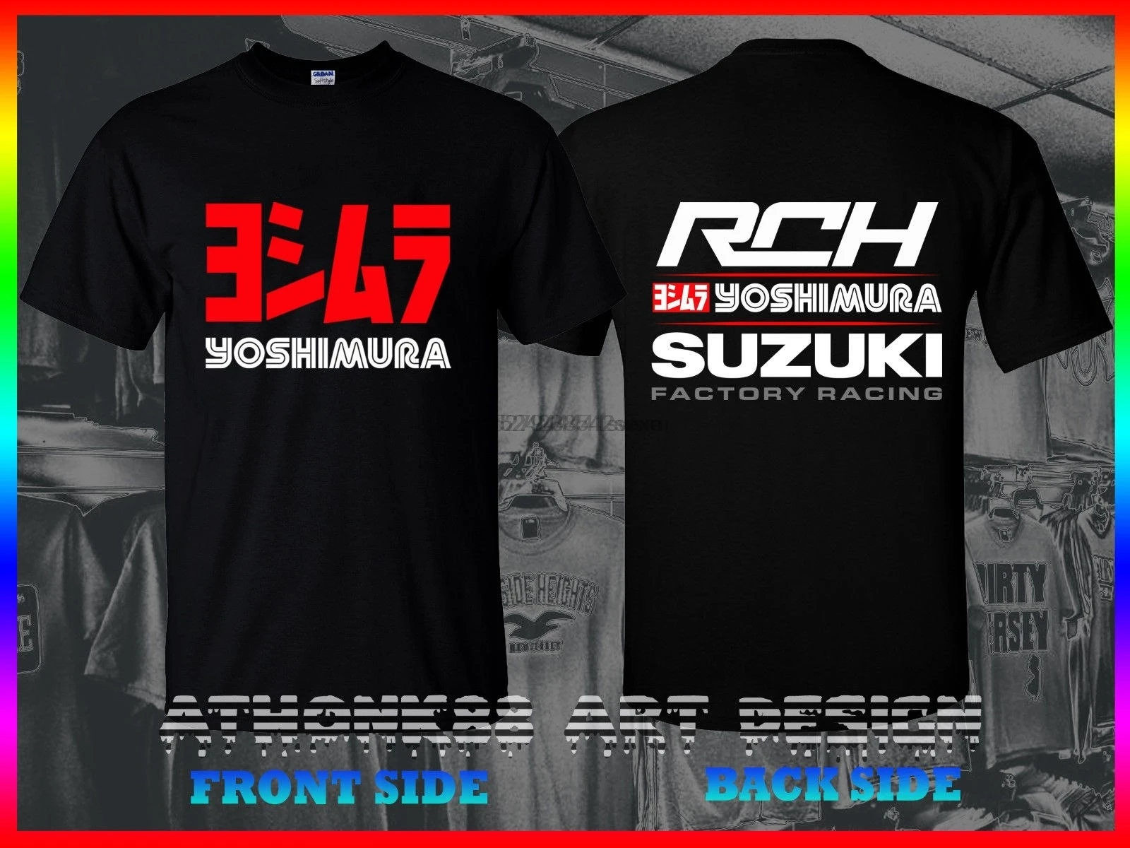 

SUZUKI YOSHIMURA SHIRT RACING JAPAN GSX GSXR T-SHIRT RCH SUZUKI T-SHIRT