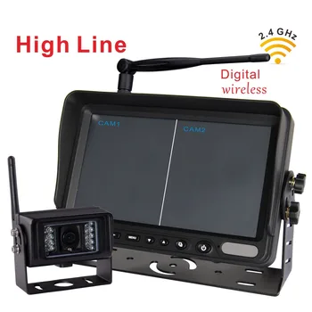 

7"Digital Wireless Monitor Camera system Built-in 2.4GHz Digital Wireless Receiver with 1 pcs Camera