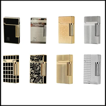 

Kuboy Ping Sound Lighter Gas Inflatable Cigarette Lighter for Cigarettes Refillable Grinding Wheels Fire Lighter