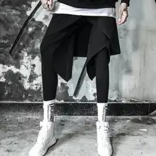 27-44 Новинка года Для мужчин одежда личности брюки универсальные тонкий искусственный комплект из двух предметов брюки леггинсы Штаны певец костюмы