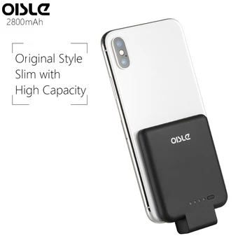 

Portable Power Bank For iPhone X XR XS External Backup Fast Charging Slim Battery Charger Case For iPhone 5 5S SE 6 6S 7 8 Plus