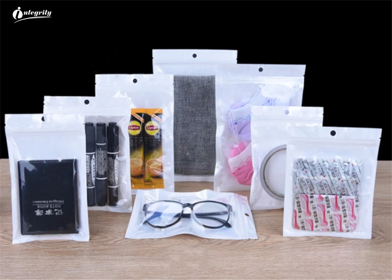 

1000pcs/lot 27*37cm Clear+white Retail Plastic Packaging bag,Package Poly bag,beat light packing bag byDHL free shipping