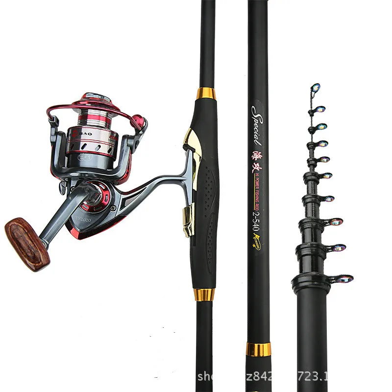  2# Rock Fishing Rod Telescopic Pole Hand Olta Dual-use Positioning Fishing Stick Super Hard Super L
