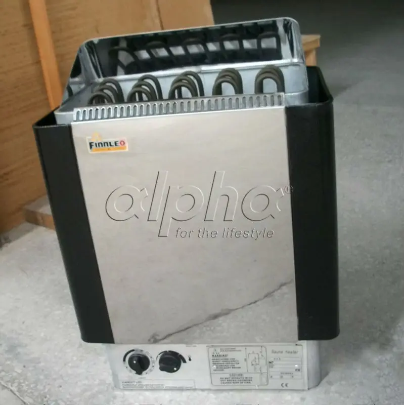  Free shipping9KW220-240V 50HZ Stainless steel sauna heater with switch controller comply with the C