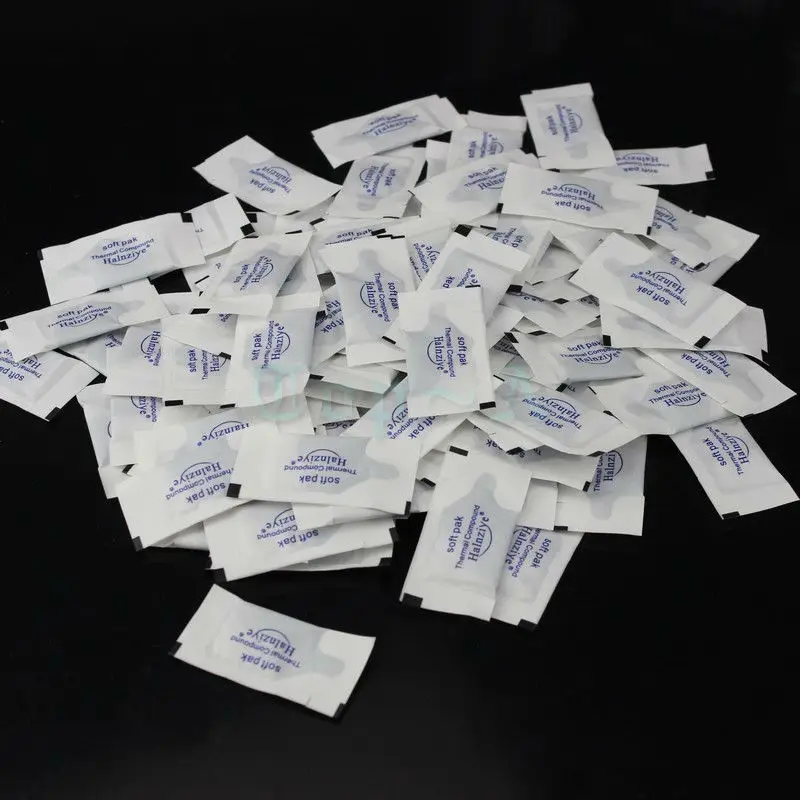 

500 pcs Gdstime Gray Mini Silicone Thermal Paste Compound Grease CPU GPU Chipset Heatsink Cooling Conductive Heatsink Plaster