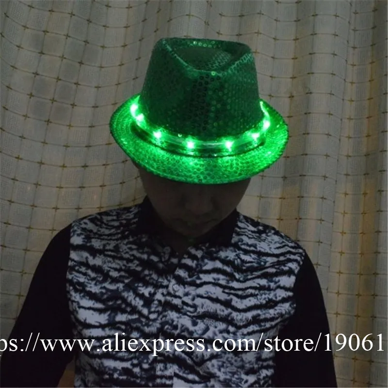 New Fashion Glow in Dark Light Up LED Hat Baseball Caps Luminous Holiday Hat Unisex04