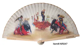 

Spanish dance wooden fan