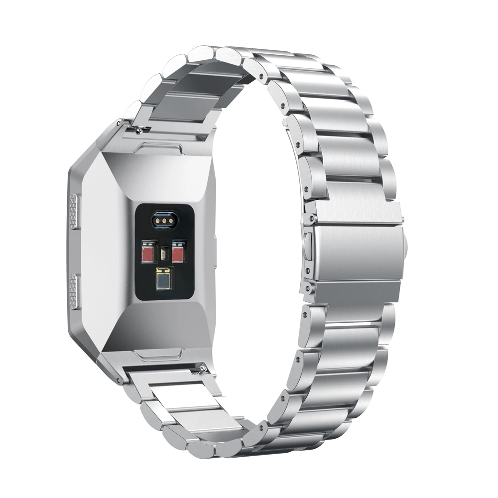 Ремешок для часов для Fitbit Ionic из нержавеющей стали металлический сменный ремешок для Fitbit Ionic Смарт-часы ремешок браслет часы