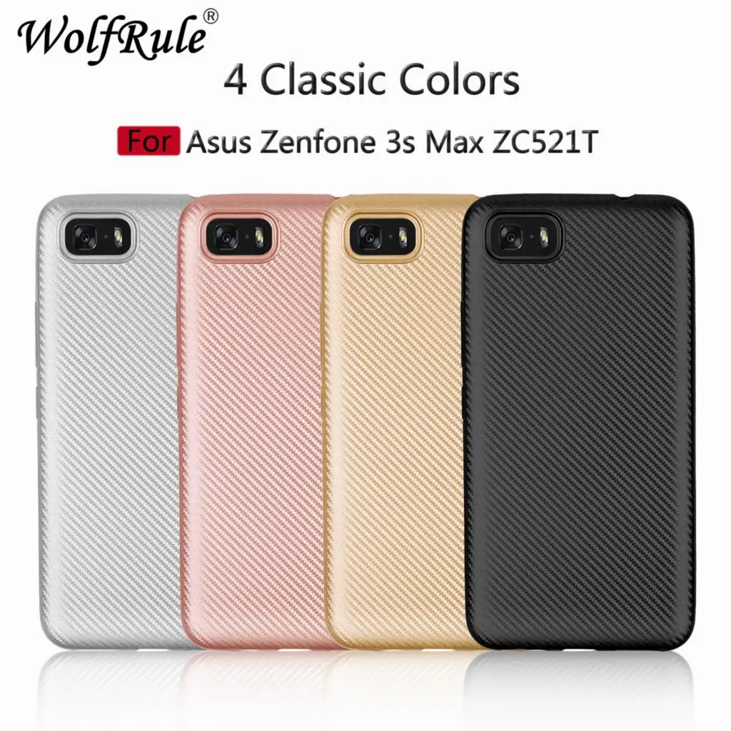 Чехол wolfrole для Asus Zenfone 3s Max ZC521TL силиконовый резиновый чехол телефона Для Coque Fundas |