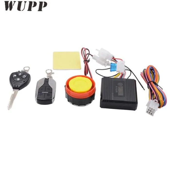 

WUPP Universal Motorcycle 12V Scooter Alarme Moto Theft Anti-Lost Alarm Security System With A Key 4 Button Remote Control