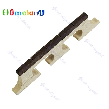 

Hot 10pcs/lot Maple And Ebony Bridge For 4 String Banjo Ukulele