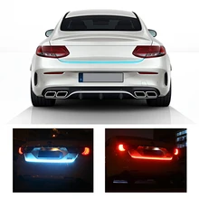 OKEEN car-styling Red/Blue LED Trunk light Strip Rear light /braking light/ signal light/ automobiles for mercedes peugeot 307