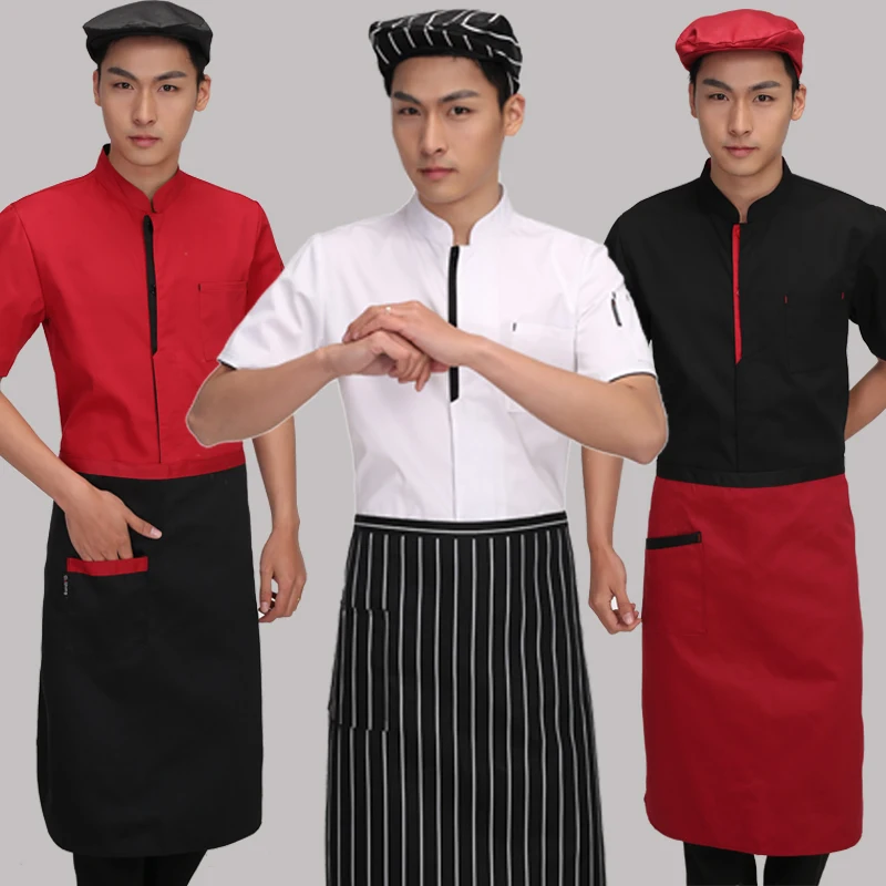 Куртка шеф повара с коротким рукавом форма одежда для готовки|cooking clothes|uniform cookchef