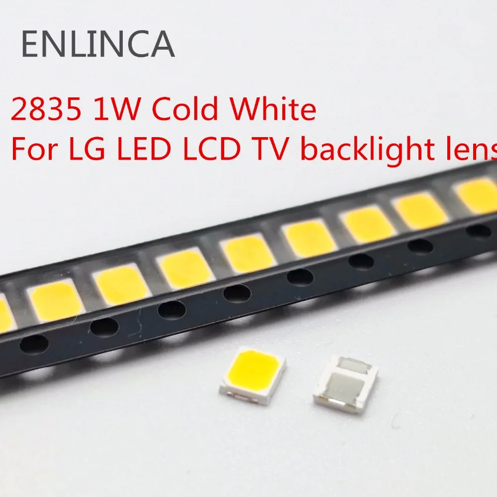 100 200 шт. оригинал для LG LED LCD TV подсветка линзы Бусины 1 Вт 3В 3528 2835 лампы холодный белый свет|Диоды|   | АлиЭкспресс