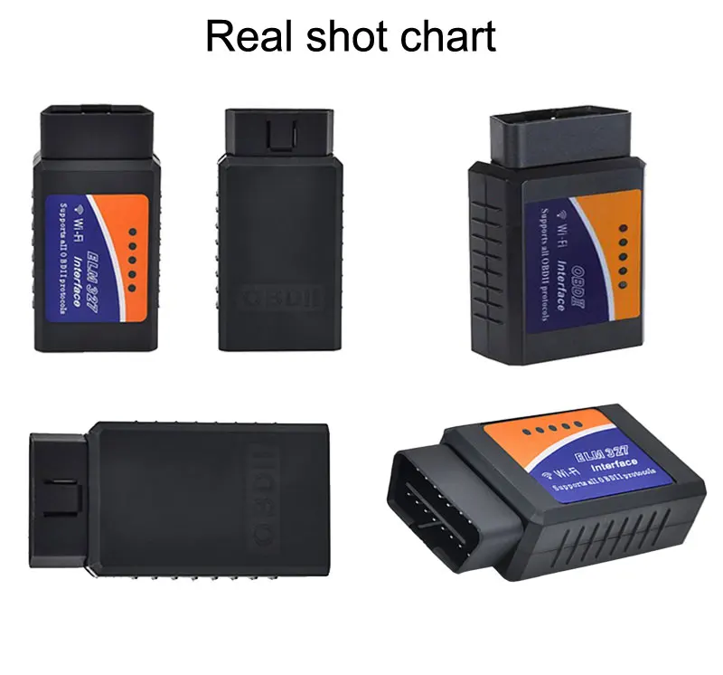 Бесплатная доставка Wi-Fi ELM327 OBD2 OBD II Авто диагностический сканер сканирования Высокое качество инструмент диагностики авто ELM 327 OBDII OBD2