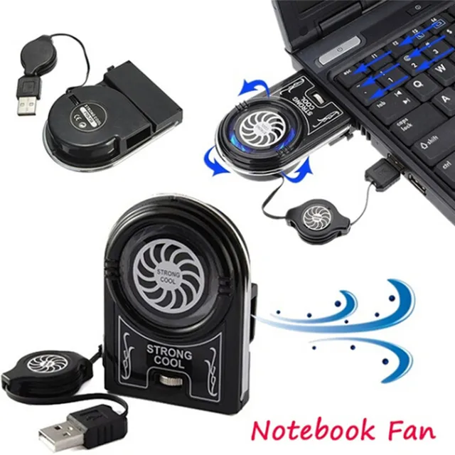 Mini Vacuum Strong Cool Air Extract USB Notebook Laptop Cooling Cooler