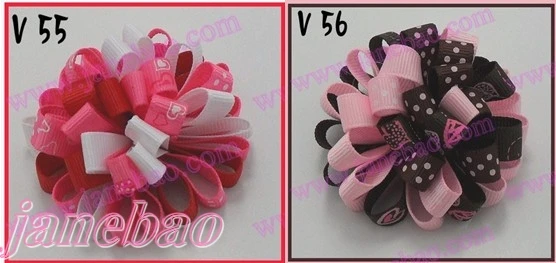 

free shipping 2017 newest 70pcs Valentine's day hair bows-A Girl boutique bows Valentine hair clips heart ribbon hair clippie