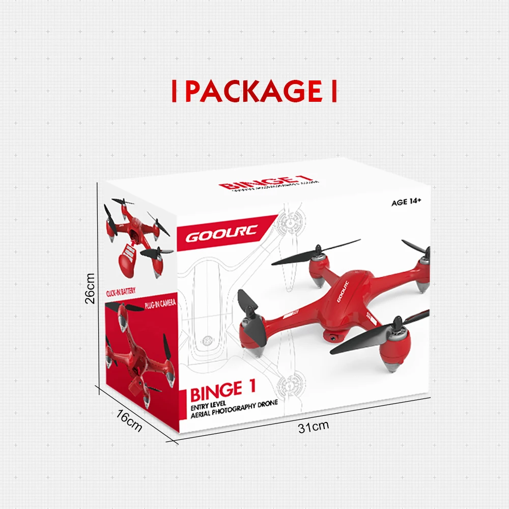  1 2.4G 4CH 1080P HD Camera Drone Professional RC Quadcopter Wifi FPV One-key Return Altitude Hold GPS Selfie Drone (9)