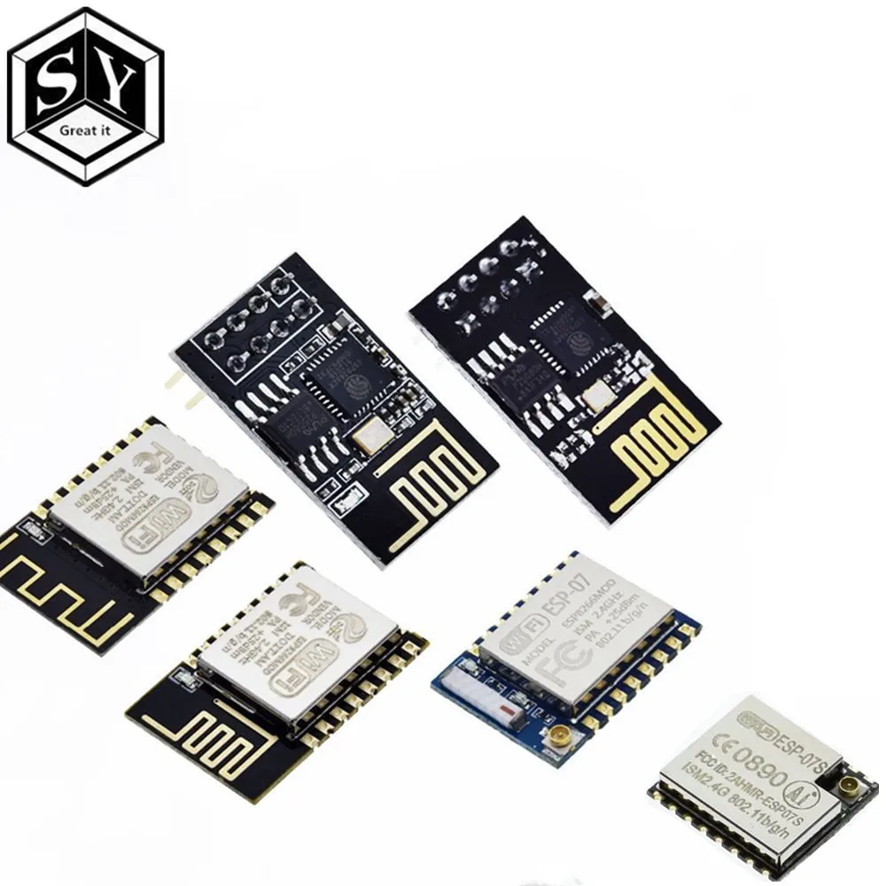 

GREAT IT ESP8266 ESP-01 ESP-01S ESP-07 ESP-12 ESP-12E ESP-12F ESP-07SWIFI wireless module wireless transceiver For arduino