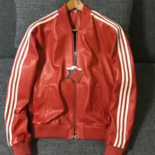 Высококачественная женская повседневная куртка из натуральной овчины, короткая куртка красного, черного, фиолетового, синего цвета размера плюс, xxxl, 2xl, 3xl