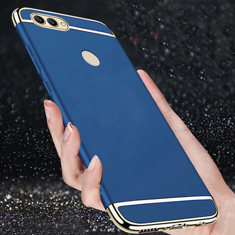 7C Pro Cases For Huawei Honor Case 3in1 Plating Hard Matte Back Cover Phone |