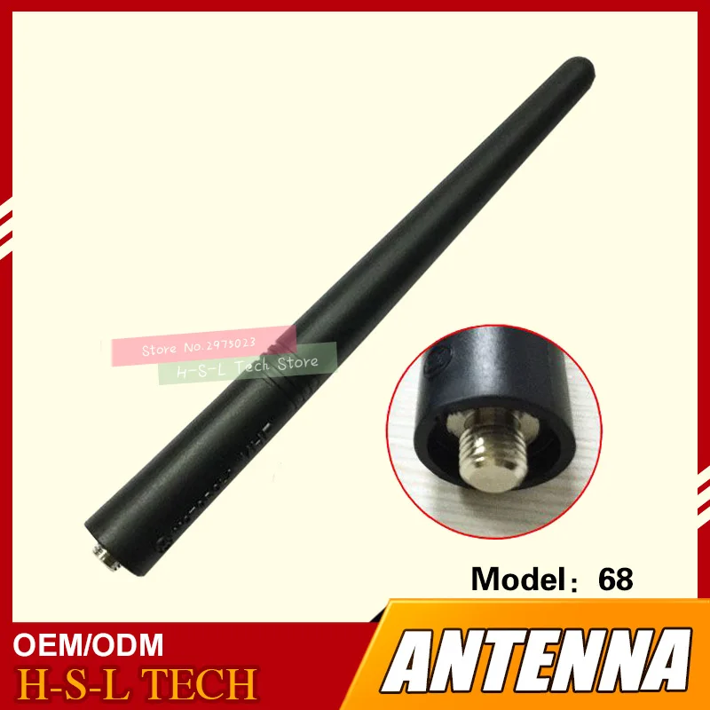 Walkie Talkie Antenna In Gomma 136-174Mhz Vhf Moto Interfaccia Per Motorola Gp328 Gp338 Gp328Plus Gp338Plus Gp68 Gp88 Gp300 Gp3688
