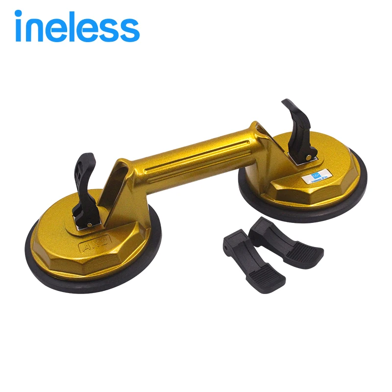 100kg Two Claws Glass Sucker Aluminum Alloy Vacuum Suction Car Repair Dent Remover Professional Tiles Floor Glass Handling Tools 100kg Two Claws Glass Sucker Aluminum Alloy Vacuum Suction Car Repair Dent Remover Professional Tiles Floor Glass Handling Tools