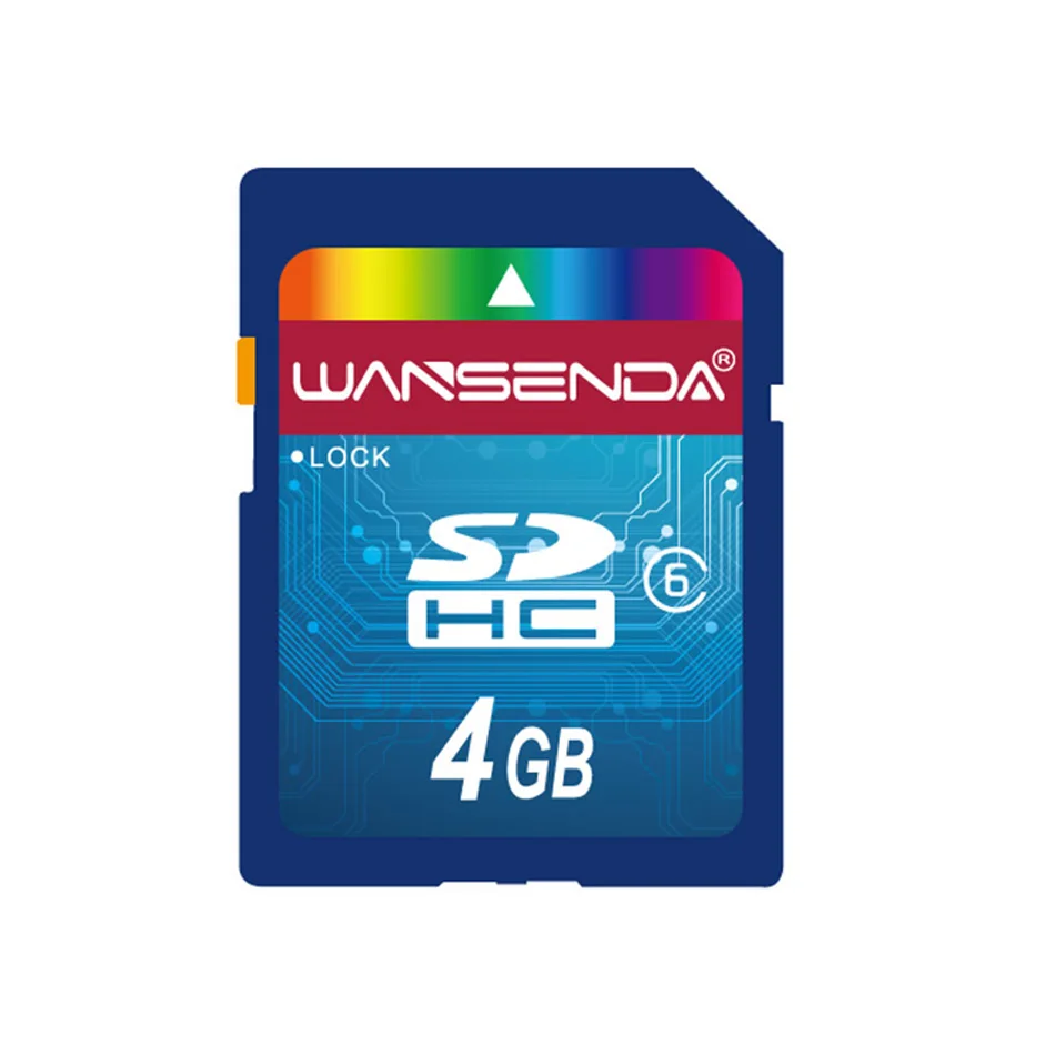 Карта Micro SD WANSENDA Class 10 32 ГБ 16 8 4 Гб класс 6 флеш памяти SDHC Microsd для