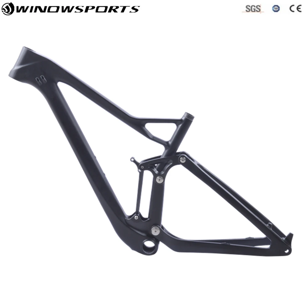 New Full Suspension Bike 29er Carbon mtb Bicycle frame DH 29er Chinese MTB Frameset High quality 29er MTB