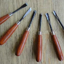 Высокое качество 6 шт. резьба по дереву долото набор инструментов, плотник инструменты, нож