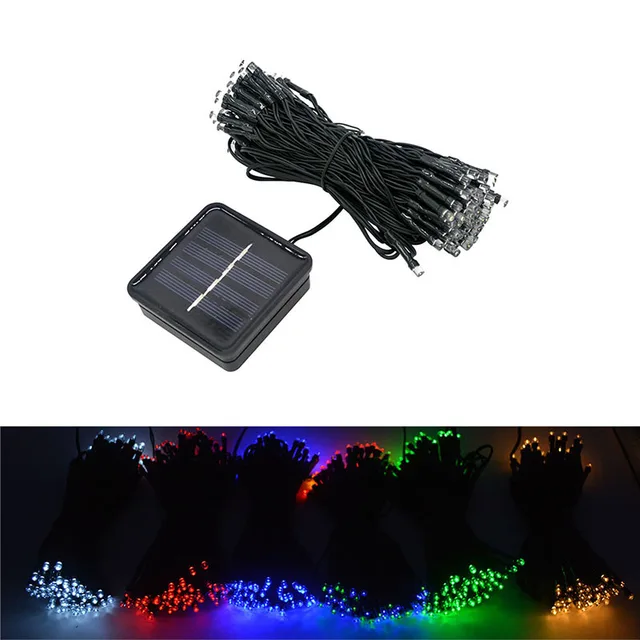 100led solar holiday light string 100 christmas lights outdoor