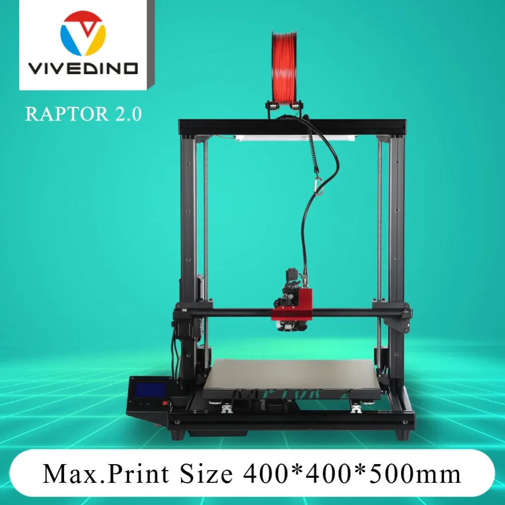 FORMBOT Raptor 2,0 настольный промышленный коммерческий горячая Распродажа 3D принтеры совместимы с гибкой нитью