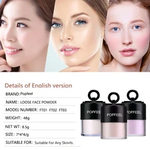 Яркий цвет матовое масло управление скрывающий порошок горячий продукт свободный порошок 3 цвета кожи макияж порошок упоминать TSLM1